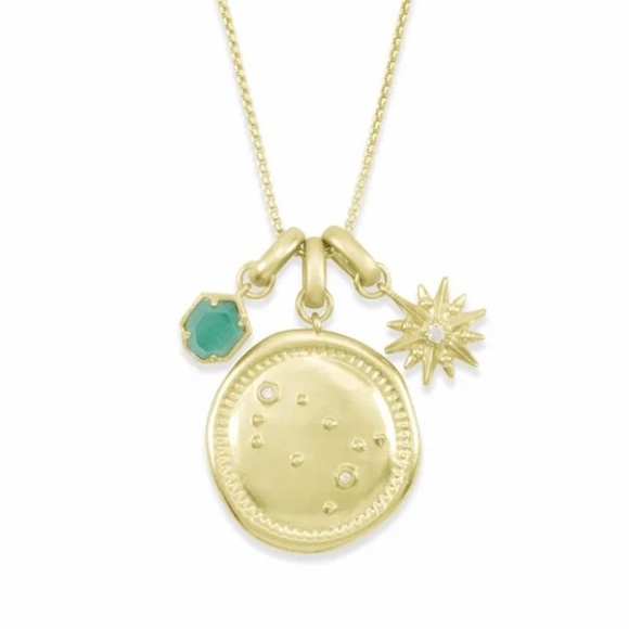 Kendra Scott Gemini Necklace In Gold 